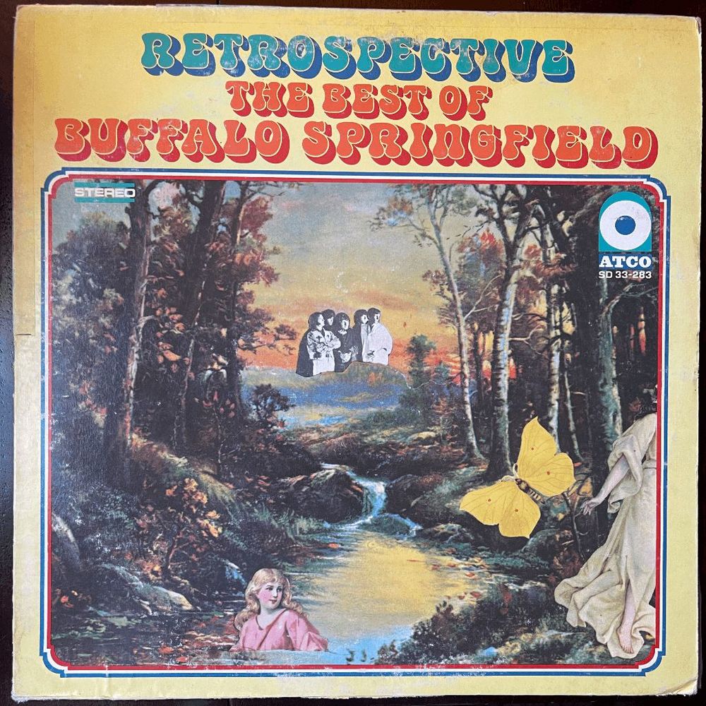 Vtg 1969 Retrospective The Best of Buffalo Springfield Vinyl LP Record Album med